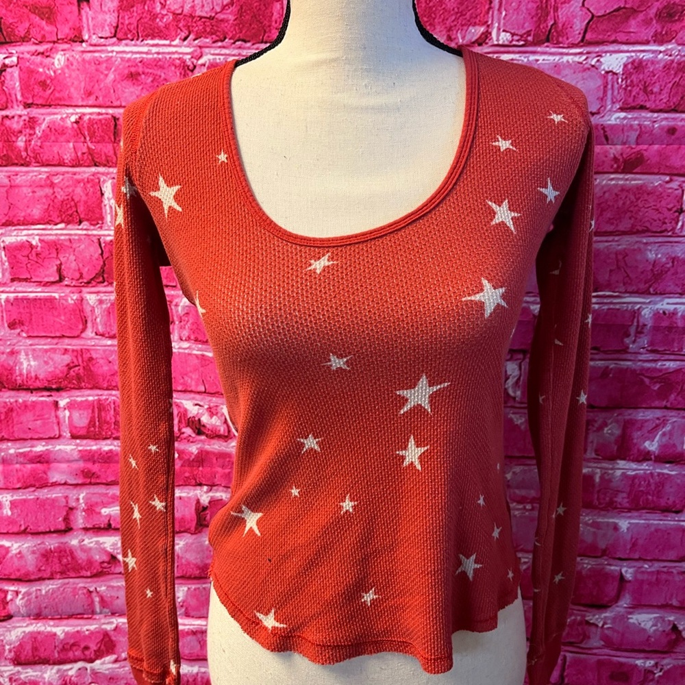 Intimately Free‎ People Thermal Star Long Sleeve Woman’s small